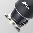 Машинка для стрижки з 3 насадками, VGR V-937 / Акумуляторний триммер для стрижки / Чоловічий триммер для бороди, фото 8