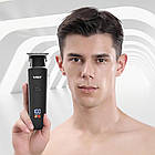 Машинка для стрижки з 3 насадками, VGR V-937 / Акумуляторний триммер для стрижки / Чоловічий триммер для бороди, фото 4