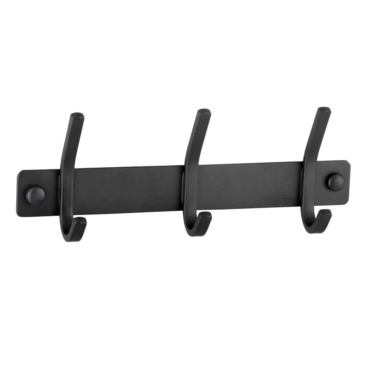 Планка з гачками Globus Lux BQ9435-3 чорна матова неіржавіюча сталь SUS304, фото 1