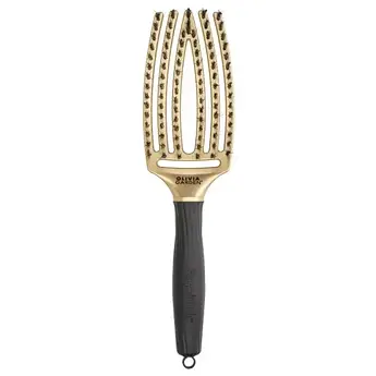 Щітка із комбінованою щетиною Olivia Garden Finger Brush Trinity Gold Aurelia  ID1688