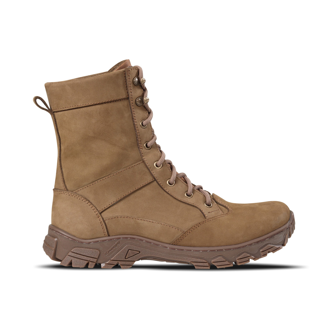 Берці зимові тактичні високі WarFlex. Шкіряні (нубук). Підвищена міцність. Койот. Розмір 40 - фото 1 - id-p2186433310