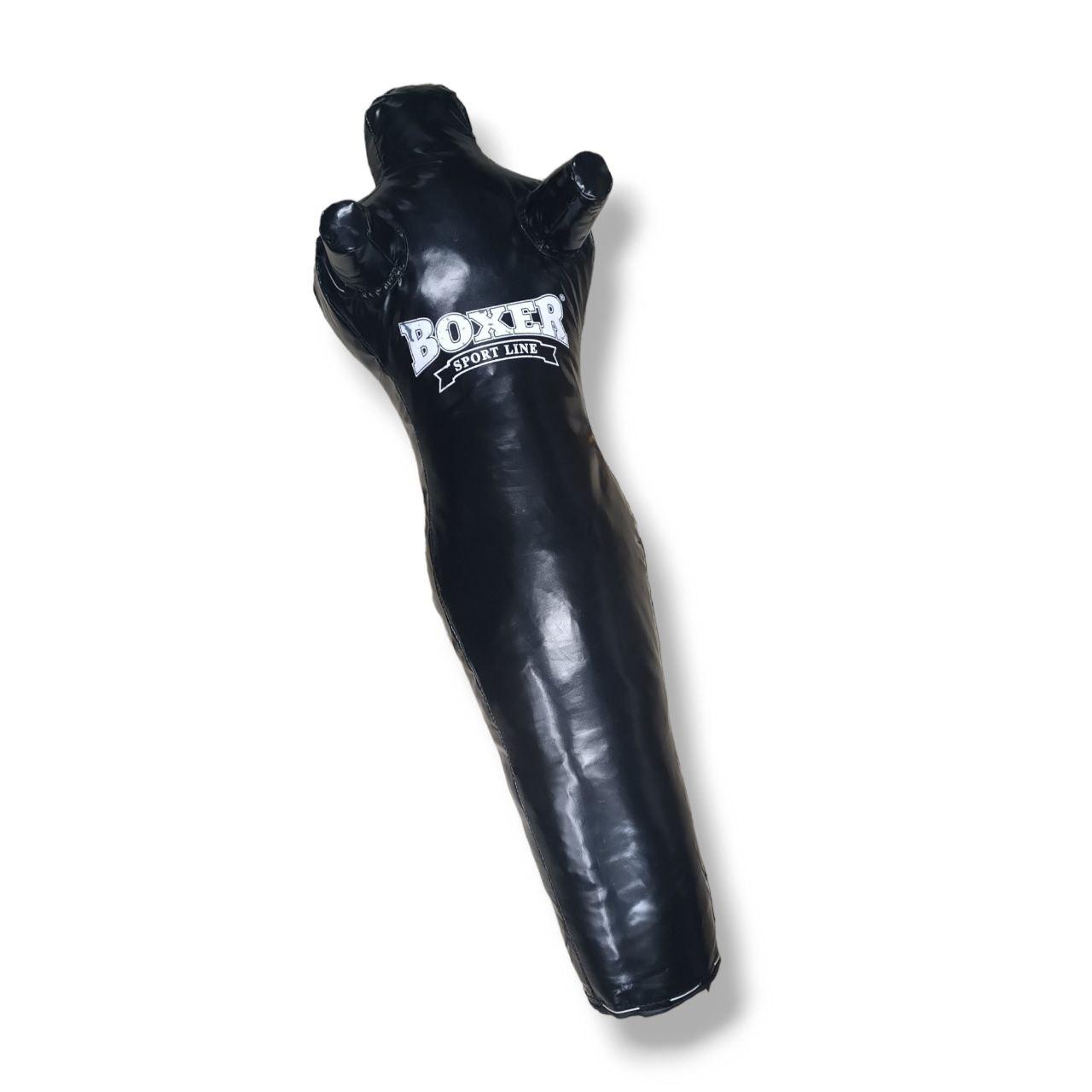Манекен BOXER для боротьби, борцівський манекен 150см (ПВХ, нап. - ганчір'я) чорний, фото 1