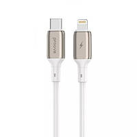 Дата-кабель Proove Flex Metal USB Type-C (тато) - Lightning (тато) 1m White 27W