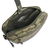 Сумка-напашник XL Піксель З балістичним пакетом 1 клас захисту Kiborg GU / Cordura 1000D з NIR-просоченням, фото 7