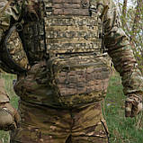 Сумка-напашник XL Піксель З балістичним пакетом 1 клас захисту Kiborg GU / Cordura 1000D з NIR-просоченням, фото 8