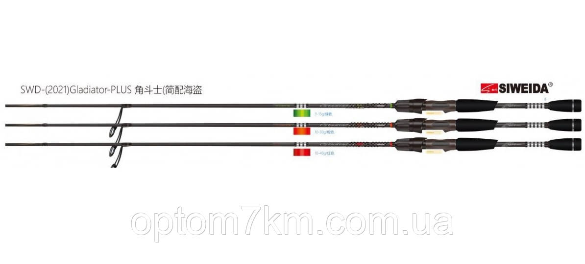 Спінінг SWD Gladiator Plus 2.01 3-15g, фото 1