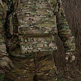 Захист живота (кишківник) з балістичним пакетом 1 клас захисту Militex cordura USA Multicam, фото 8
