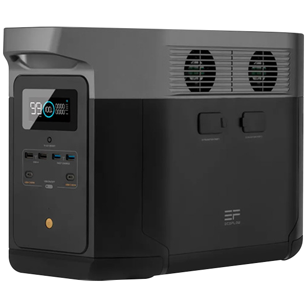 Портативна зарядна станція EcoFlow Delta Max 1600 1612Wh/2000W (4600W) Black
