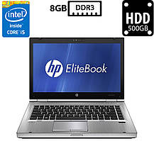 Ноутбук HP EliteBook 8470p/14”TN(1366x768)/Intel Core i5-3320M 2.60GHz/8GB DDR3/HDD 500GB/Intel HD Graphics