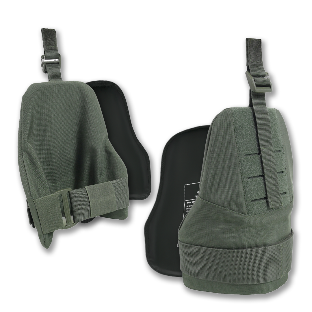 Захист плечей Kiborg Хакі Cordura 1000d З балістичним захистом(пакетом)1 клас Militex UHMWPE