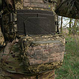 Сумка-напашник XL Піксель З балістичним пакетом 1 клас захисту Kiborg GU / Cordura 1000D з NIR-просоченням, фото 10