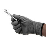 Ключ комбінований 6 мм, CrV, покриття Сатин-хром PROF DIN3113 INTERTOOL XT-1006, фото 4