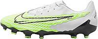 Бутсы Nike PHANTOM GX ACADEMY FG/MG салатово-белые DD9473-705