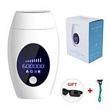 Лазерні епілятори жіночі для дому Фотоепілятори IPL для видалення волосся, фото 5