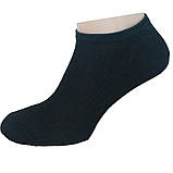 Шкарпетки короткі SPORT  бавовна спорт чорні 39-42 | 12 пар, фото 2