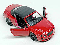 Машинка Kinsmart "Bentley Continental Supersports Convertible" красная KT5353W-1
