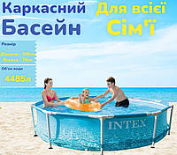 Сборный каркасный бассейн Intex для дачи, Глубокие каркасные бассейны