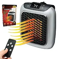 Керамический мини обогреватель Handy heater 400 Вт с пультом, Комнатный мини тепловентилятор от сети инфрокрас