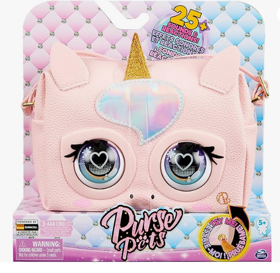 Інтерактивна сумочка Purse Pets Glamicorn Єдиноріг рожева