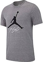 Футболка Nike JORDAN JUMPMAN FLIGHT HBR TEE серая AO0664-091