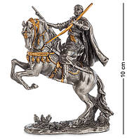 Статуэтка оловянная Veronese Воин на коне 10х8 см 1903559 миниатюра