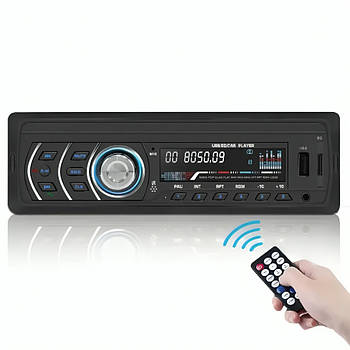 Автомагнітола 1DIN з пультом ДУ, 1801 / Магнітола автомобільна / Магнітофон в машину