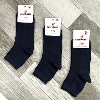 Шкарпетки жіночі сітка бавовна ВженеBOSSі, розмір 23-25, темно-сині, 012155