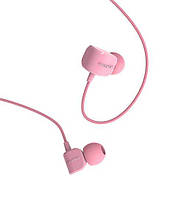 Проводные наушники вакуумные с микрофоном Remax RM-502 3.5 mm 1.2 m Pink