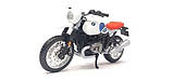 Модель мотоцикла BMW R nineT Urban GS 1:18 Bburago оригінальна іграшка, фото 5
