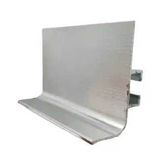 Профіль GOLA L висота 50 мм 3,5 м Світлий браш, фото 1