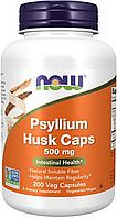 Шелуха семян подорожника Now Foods Psyllium Husk Caps 500 mg 200 веган капсул