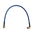 Кабель антенний RG-402 SMA-male (штир) прямий — SMA-male (штир) кутовий, пігтейл (перехідник), довжина 30 см
