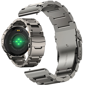 Металевий браслет для годинника 22мм Smart Watch матовий ремінець на смарт годинник з нержавіючої сталі Kospet