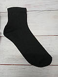 Чоловічі шкарпетки СІТКА Sport 27-29 (42-45 по взуттю) чорні середня висота | 12 пар, фото 3