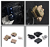 Тактичний ліхтар Airsoft Wadsn Gen 3 на шолом (Чорний), фото 4