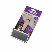 Пуходерка Щітка для Котів з Дерев'яною Ручкою Bronzedog 8,5 х 13,5 см