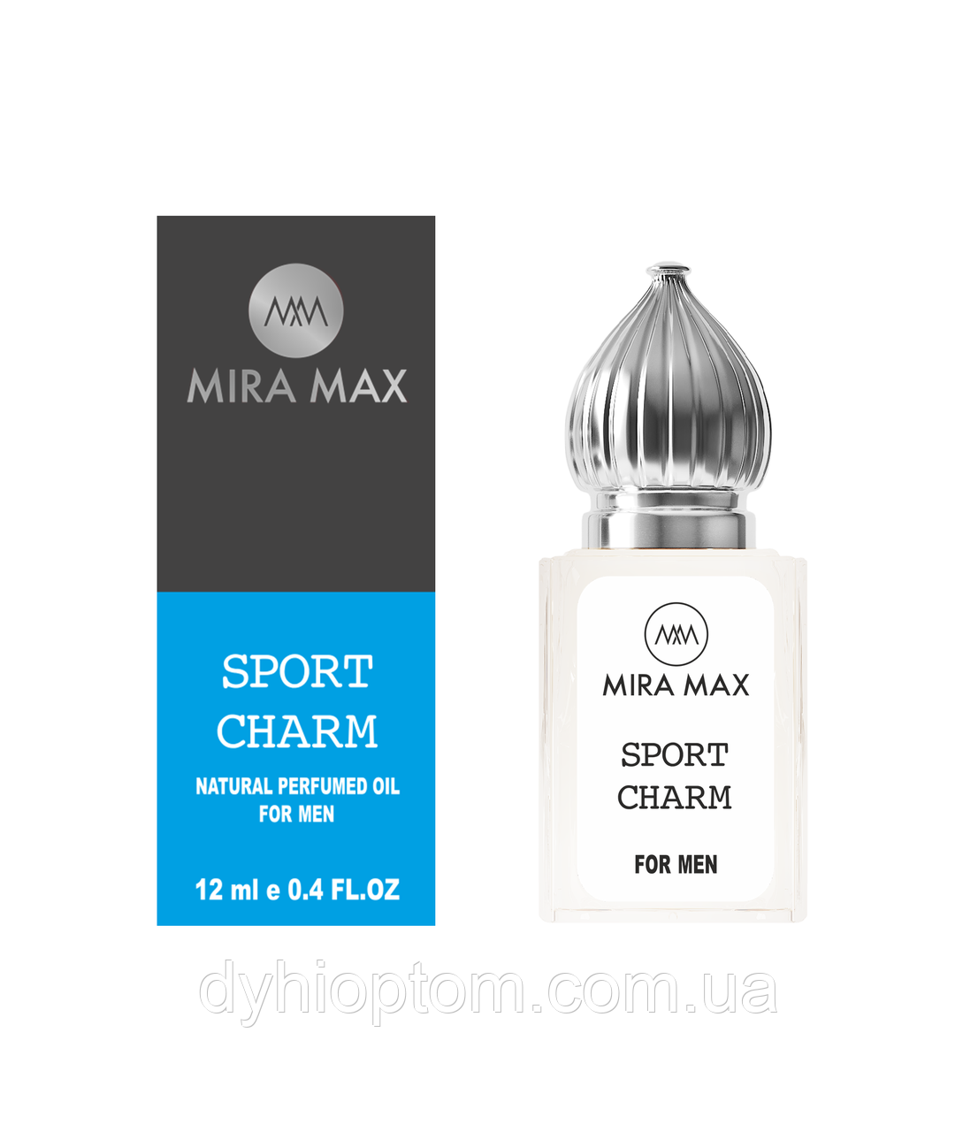 Парфумоване масло для чоловіків Mira Max SPORT CHARM, 12 мл(Chanel Allure homme Sport)