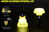 Каучуковий дифузор абажур LANTERN на ручний або велосипедний ліхтар, складаний гумовий стакан, фото 2
