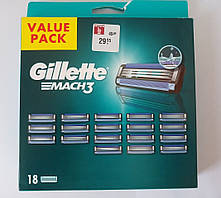 Касети чоловічі для гоління Gillette Mach 3 18 шт.