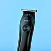 Машинка для стрижки волосся + тример HTC АТ-118 |3 насадки| Чорний, фото 5