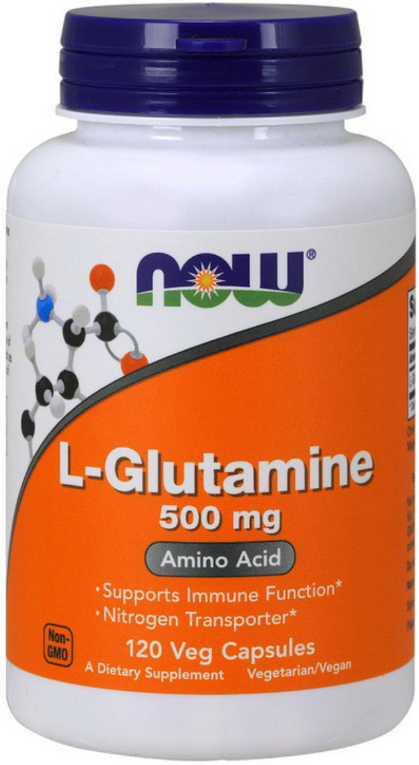 Глютамін NOW L-Glutamine 500 mg 120 капс