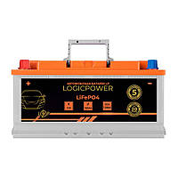 Автомобільний літієвий акумулятор LogicPower LiFePO4 12V - 100 Ah (+ зліва) BMS 1200А
