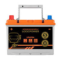 Автомобильный литиевый аккумулятор LogicPower LP LiFePO4 12V - 32 Ah (+ слева) BMS 600А