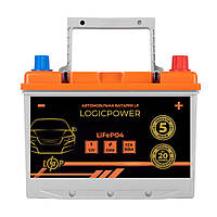 Автомобильный литиевый аккумулятор LogicPower LP LiFePO4 12V - 50 Ah (+ справа) BMS 800А