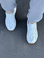 Стильные молодежные мужские кроссовки белые 41-45 качественные демисезонные кроссовки мужские еко кожа