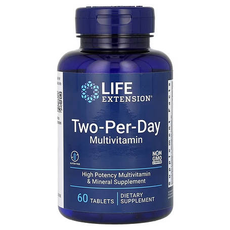 Мультивітаміни Life Extension Two-Per-Day 60 таб США, фото 1