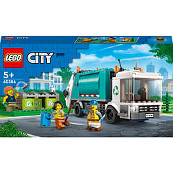 LEGO City 60386 Сміттєпереробна вантажівка  Конструктор Сміттєпереробна вантажівка 60386