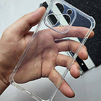 Прозрачный противоударный чехол для IPhone 13 Pro / чехол на телефон айфон 13 про