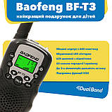 Комплект з двох рацій Baofeng BF-T3 + батарейки Sony, фото 2