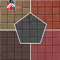 Тротуарна плитка БРУКІВКА 100х100 40мм